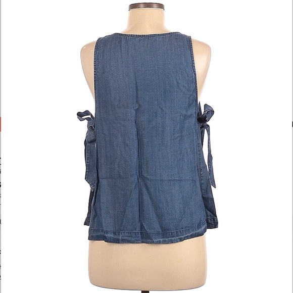 Impeccable Pig denim tie side top - Picture 2 of 3